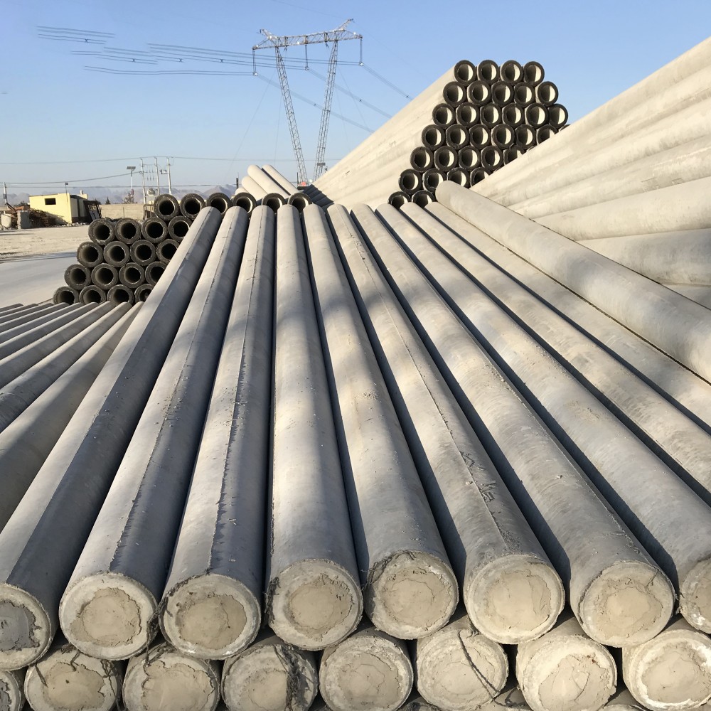 龙江190×18米非预应力水泥电线杆